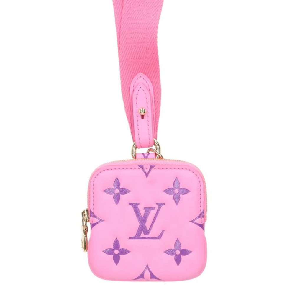 Louis Vuitton Lanyard Multi pochette Monogram Bag Pink